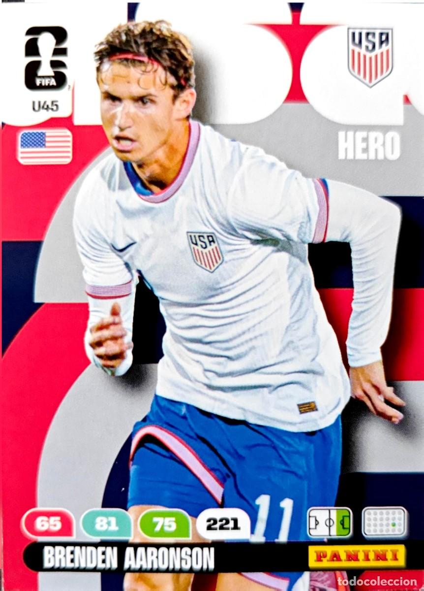 Cromos de F&uacute;tbol: U45 Brenden Aaronson - USA Estados Unidos - UPGRADE UPDATE - PANINI Adrenalyn FIFA World Cup 2026