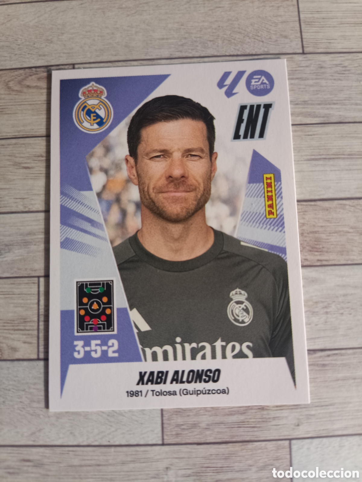 Cromos de F&uacute;tbol: 2 XABI ALONSO ENTRENADOR REAL MADRID LIGA ESTE 2025 2026 PANINI 25 26 SIN PEGAR