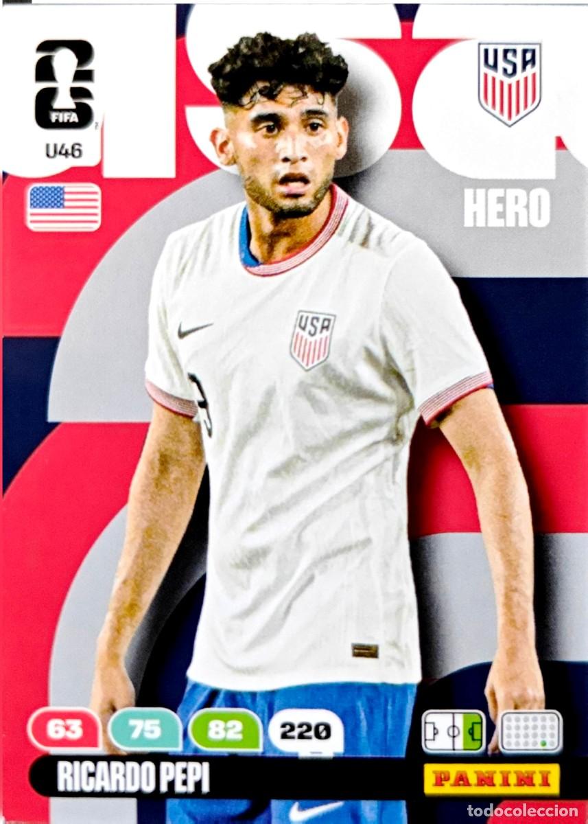 Cromos de F&uacute;tbol: U46 Ricardo Pepi - USA Estados Unidos - UPGRADE UPDATE - PANINI Adrenalyn FIFA World Cup 2026