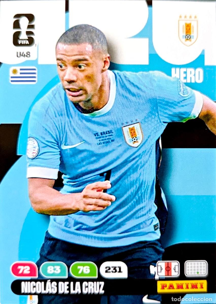 Cromos de F&uacute;tbol: U48 Nicolas de la Cruz - Uruguay - UPGRADE UPDATE - PANINI Adrenalyn FIFA World Cup 2026