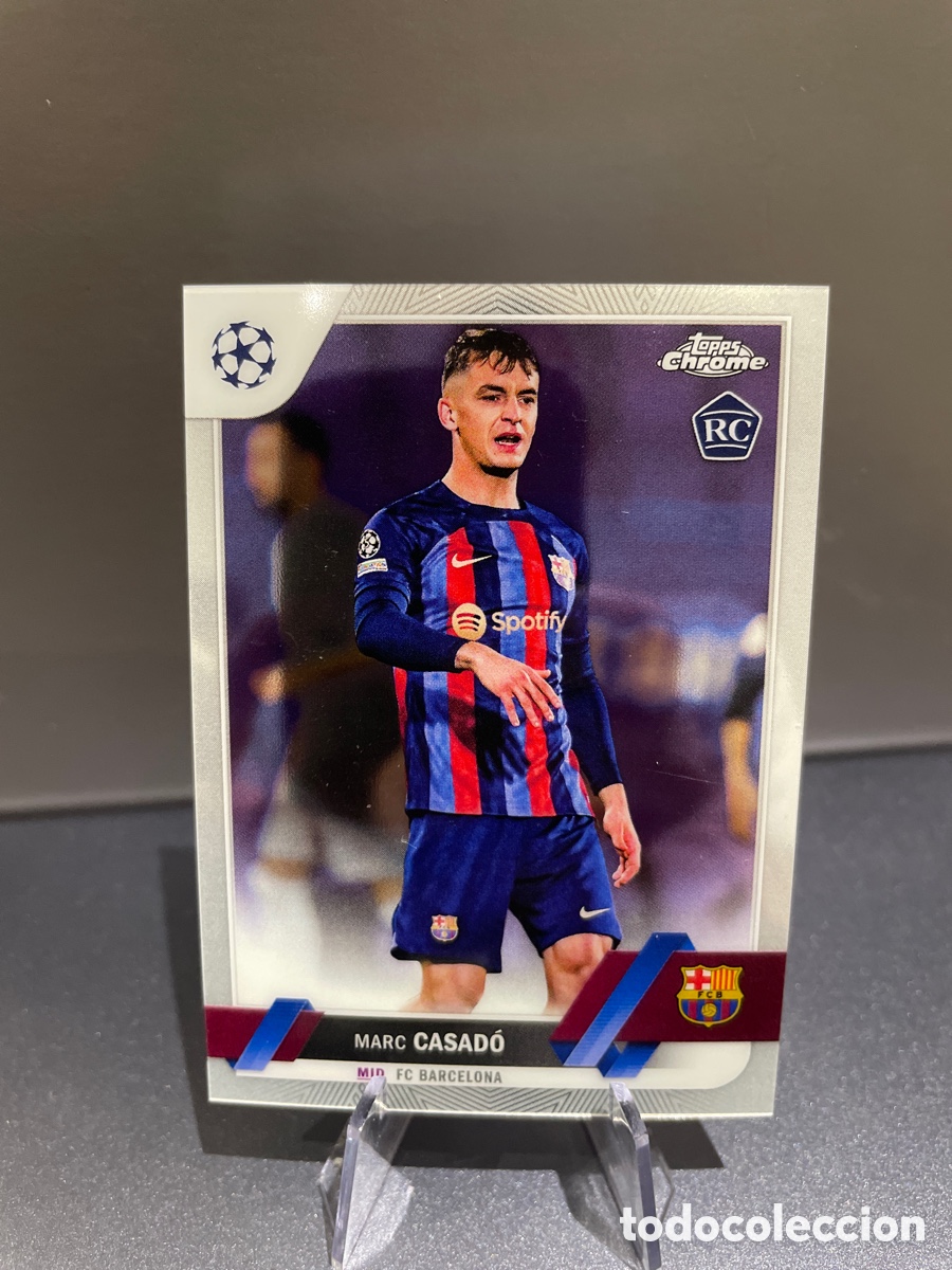 Cromos de F&uacute;tbol: Casado 104 Rookie Topps Chrome UCL 2022-23 FC Barcelona