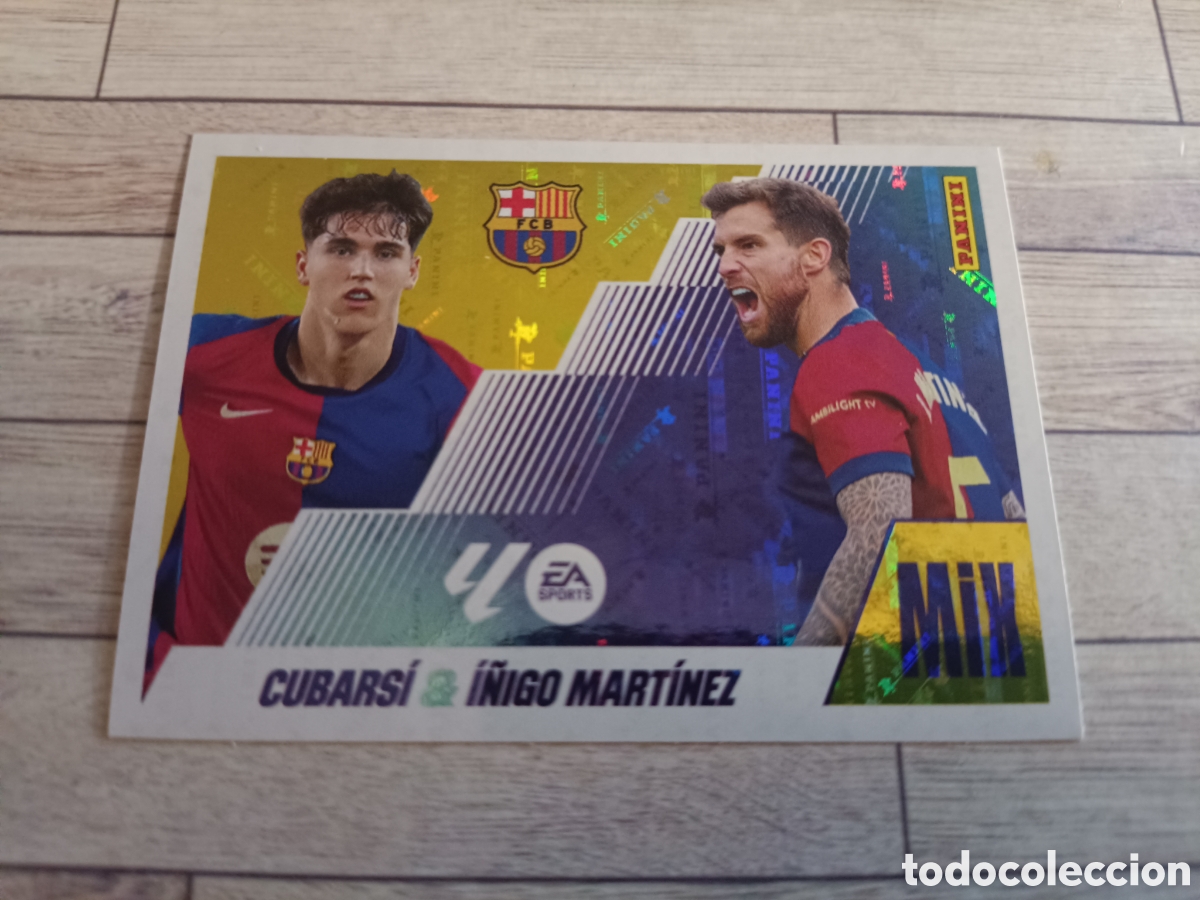 Cromos de F&uacute;tbol: 20 CUBARSI / I&Ntilde;IGO MARTINEZ BARCELONA MIX EDICIONES ESTE 2025 2026 PANINI 25 26