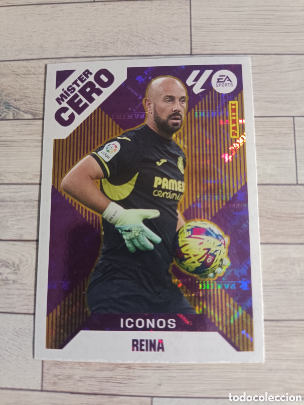 Cromos de F&uacute;tbol: 15 PEPE REINA ICONOS MISTER CERO LIGA ESTE 2025 2026 PANINI 25 26 SIN PEGADO