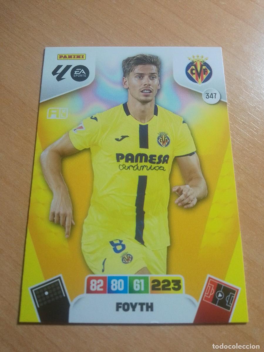 Cromos de F&uacute;tbol: 347 FOYTH DEL VILLARREAL 25 26 ADRENALYN XL 2025 2026 NUEVO