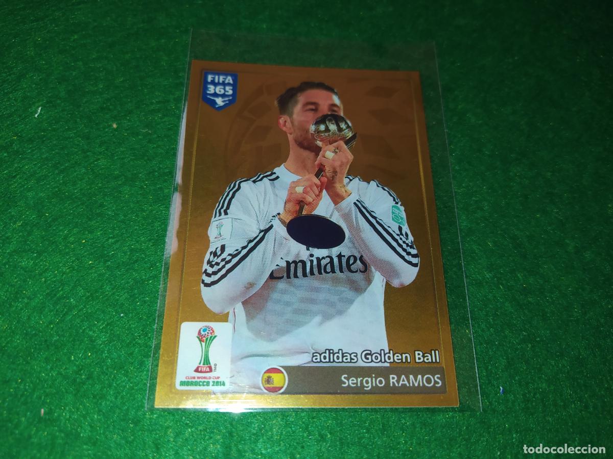 Cromos de F&uacute;tbol: SERGIO RAMOS N&ordm; 33 - REAL MADRID - FIFA 365 ADIDAS GOLDEN BALL MARRUECOS 2014 SIN PEGAR