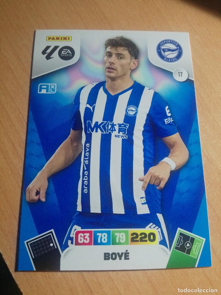 Cromos de F&uacute;tbol: 17 BOYE DEL ALAV&Eacute;S 25 26 ADRENALYN XL 2025 2026 NUEVO