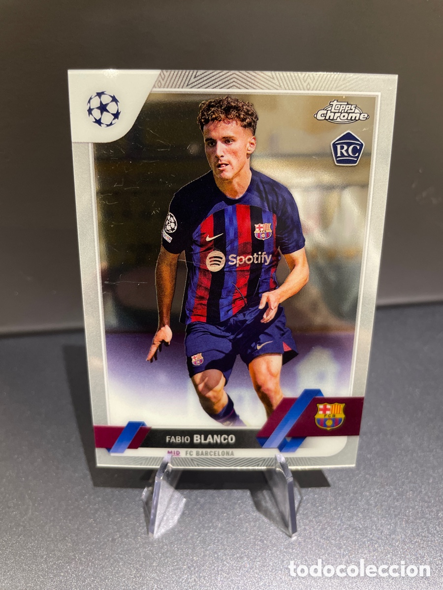 Cromos de F&uacute;tbol: Rookie Topps Chrome UCL 2022-23 FC Barcelona