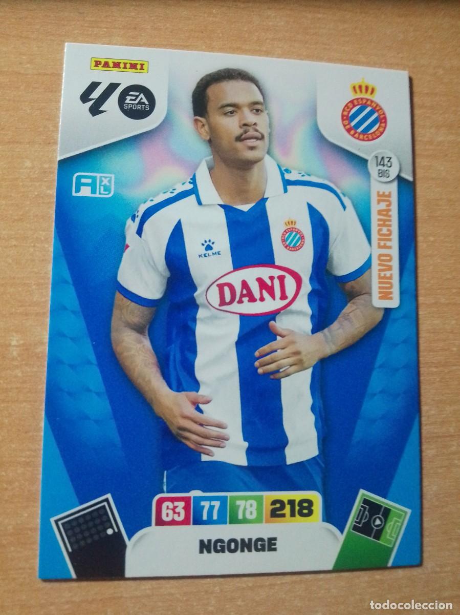 Football Stickers: 143 BIS NGOME NUEVO FICHAJE DEL ESPANYOL 25 26 ADRENALYN XL 2025 2026