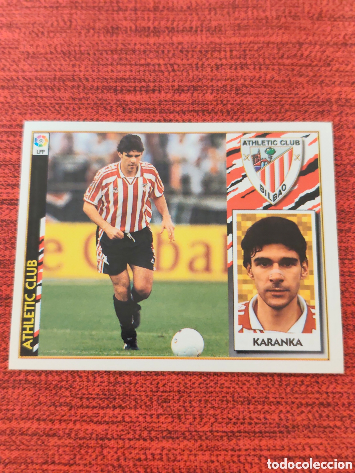 Fu&szlig;ball-Sticker: BAJA KARANKA ATHLETIC BILBAO EDICIONES ESTE 1997 1998