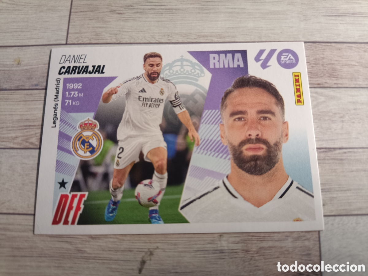 Cromos de F&uacute;tbol: 5 CARVAJAL REAL MADRID LIGA ESTE 2025 2026 PANINI 25 26 SIN PEGAR