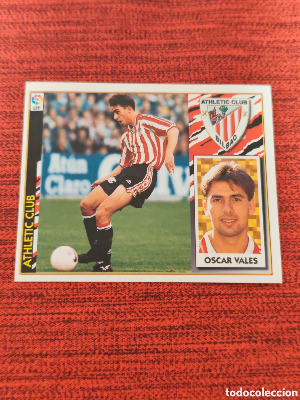 Football Stickers: BAJA OSCAR VALES ATHLETIC BILBAO EDICIONES ESTE 1997 1998