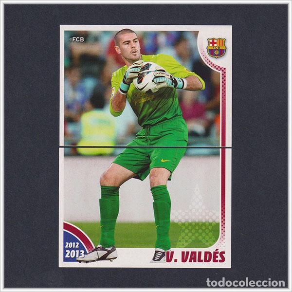 Figurine di Calcio: COLECCI&Oacute;N OFICIAL BARCELONA 2012 2013 12 13 PANINI VICTOR VALDES 35 36 BAR&Ccedil;A ALBUM LIGA F&Uacute;TBOL