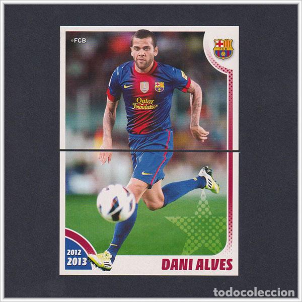 Cromos de F&uacute;tbol: COLECCI&Oacute;N OFICIAL BARCELONA 2012 2013 12 13 PANINI DANI ALVES 47 48 BAR&Ccedil;A ALBUM LIGA F&Uacute;TBOL