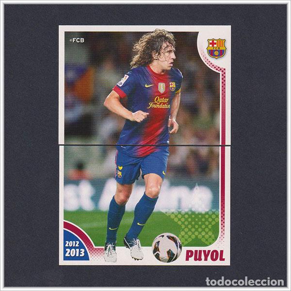 Cromos de F&uacute;tbol: COLECCI&Oacute;N OFICIAL BARCELONA 2012 2013 12 13 PANINI PUYOL 59 60 BAR&Ccedil;A ALBUM LIGA F&Uacute;TBOL