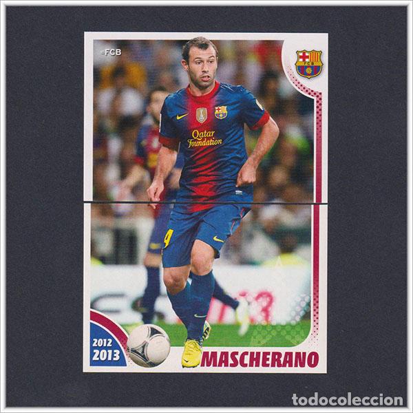 Cromos de F&uacute;tbol: COLECCI&Oacute;N OFICIAL BARCELONA 2012 2013 12 13 PANINI MASCHERANO 71 72 BAR&Ccedil;A ALBUM LIGA F&Uacute;TBOL