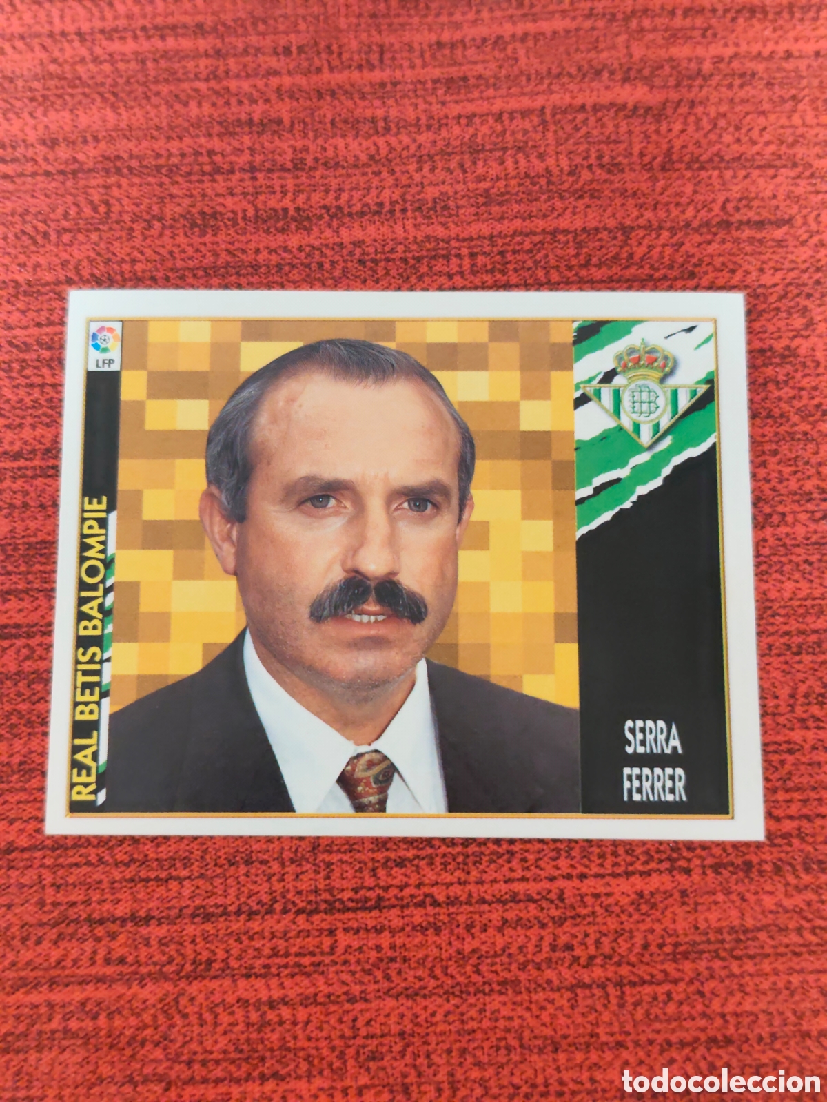 Cromos de F&uacute;tbol: BAJA SERRA FERRER REAL BETIS EDICIONES ESTE 1997 1998