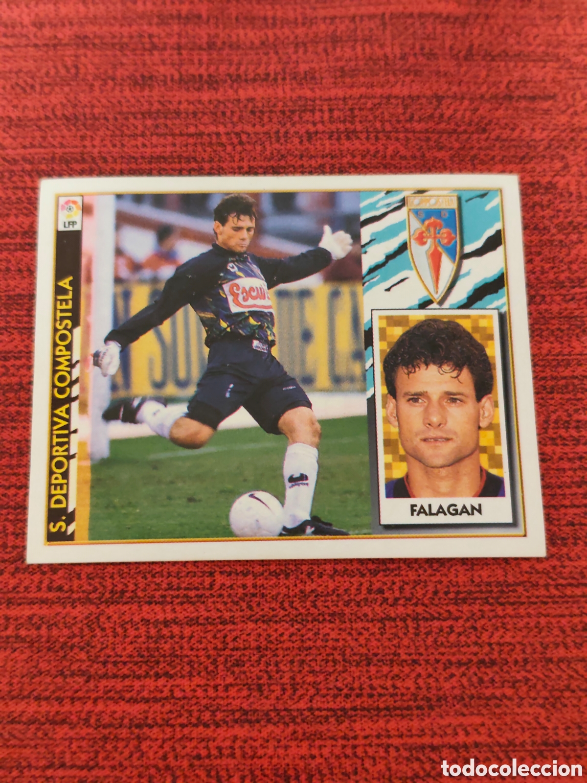 Cromos de F&uacute;tbol: BAJA FALAGAN COMPOSTELA EDICIONES ESTE 1997 1998