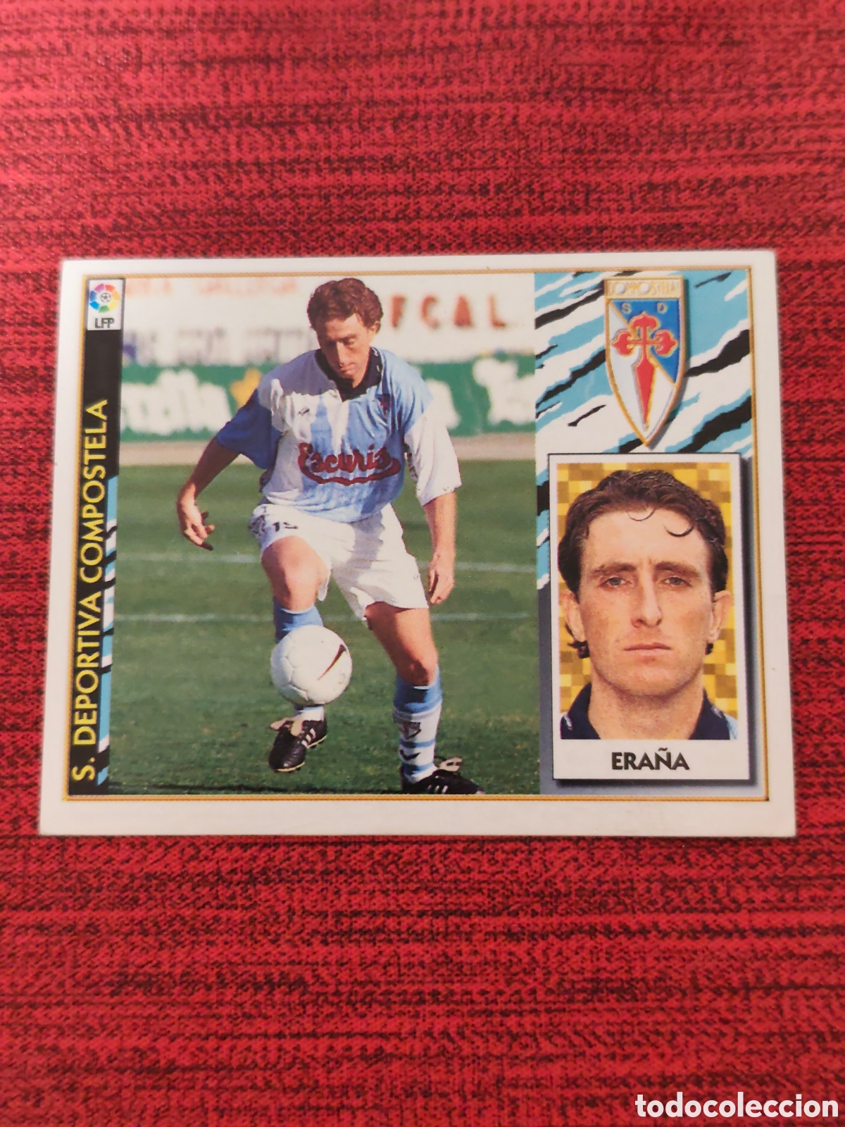 Cromos de F&uacute;tbol: BAJA ERA&Ntilde;A COMPOSTELA EDICIONES ESTE 1997 1998