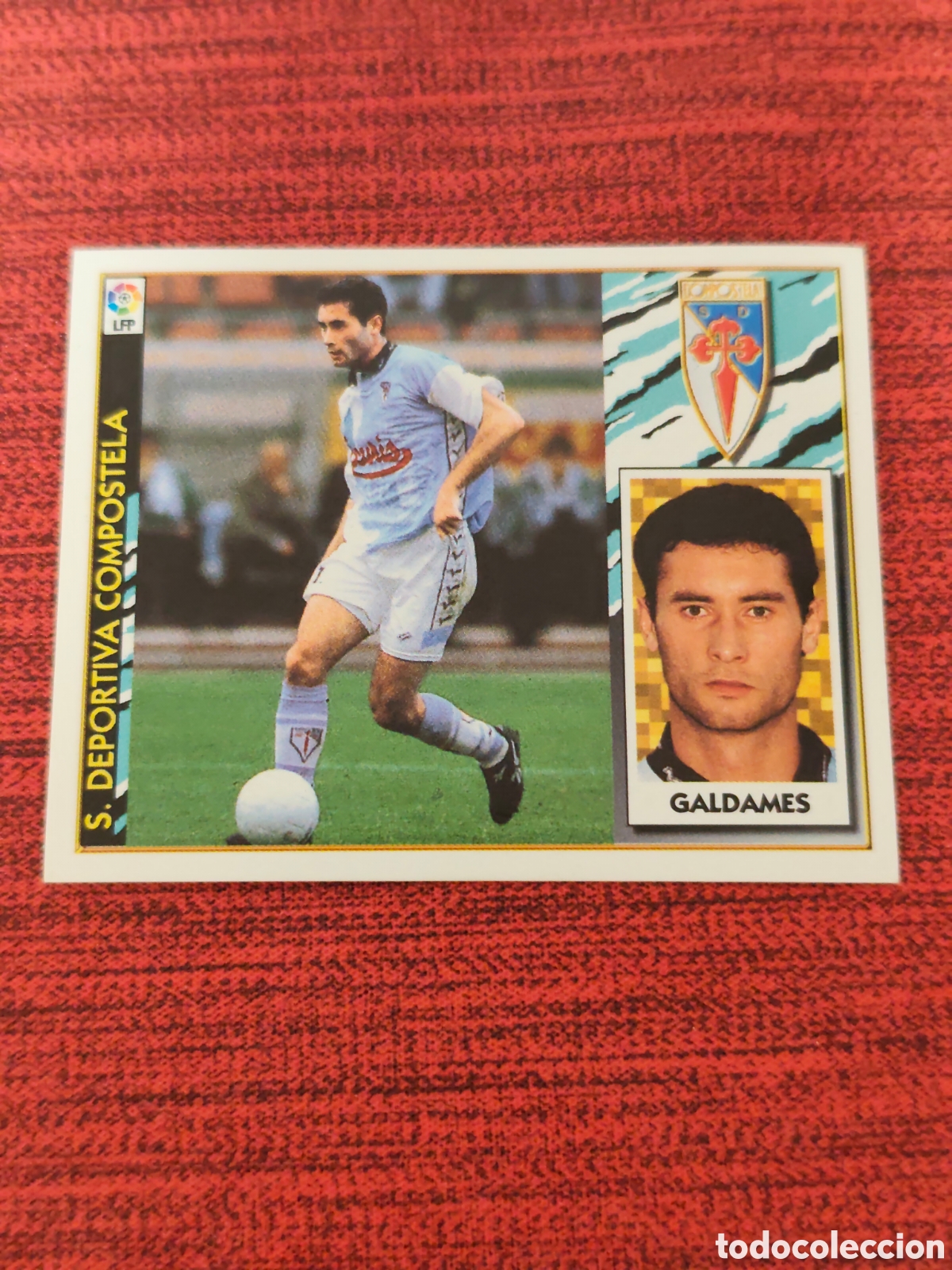 Cromos de F&uacute;tbol: BAJA GALDAMES COMPOSTELA EDICIONES ESTE 1997 1998