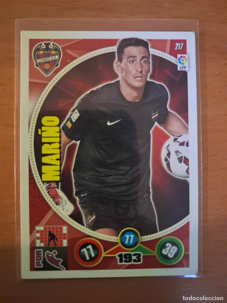 Cromos de F&uacute;tbol: Adrenalyn XL 2014 2015 14 15 Levante UD 217 Mari&ntilde;o