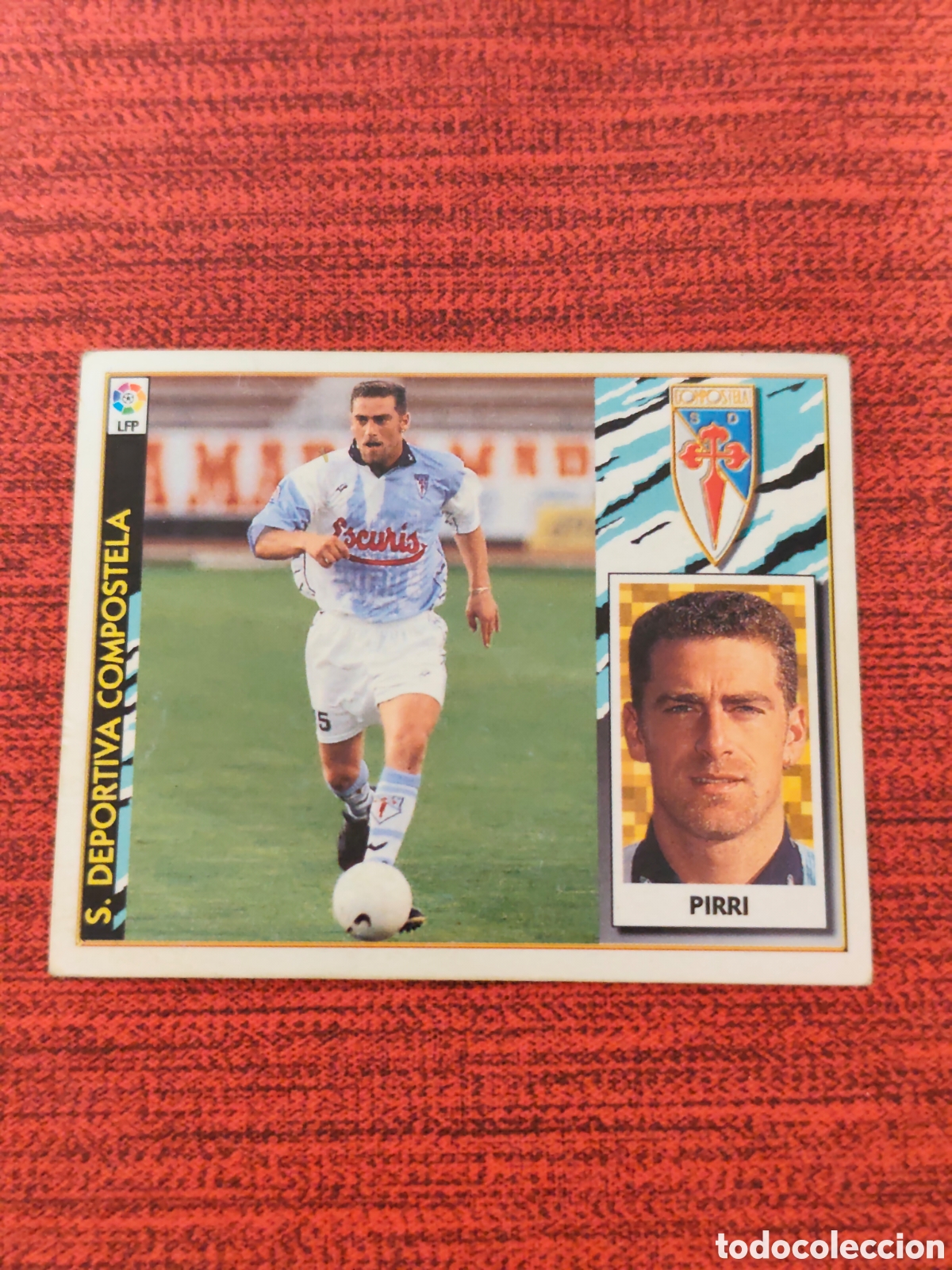 Cromos de F&uacute;tbol: BAJA PIRRI COMPOSTELA EDICIONES ESTE 1997 1998
