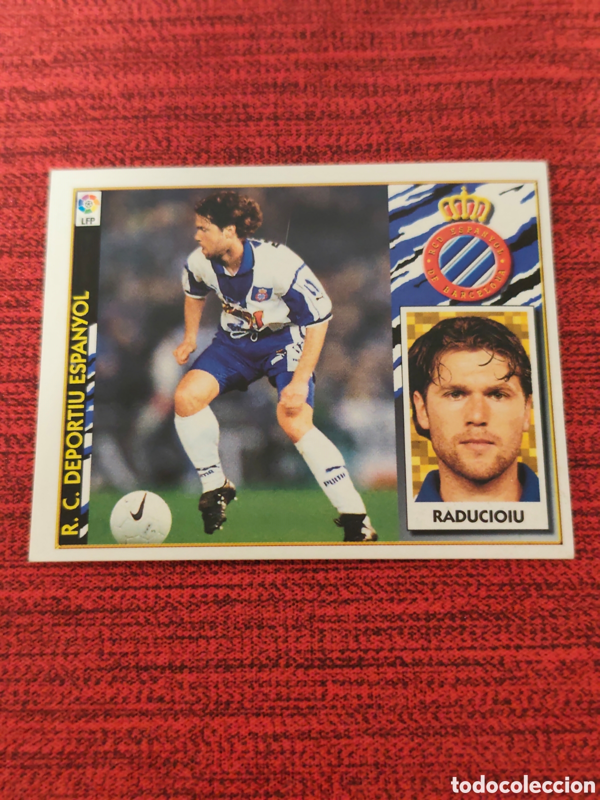 Cromos de F&uacute;tbol: BAJA RADUCIOIU ESPANYOL EDICIONES ESTE 1997 1998