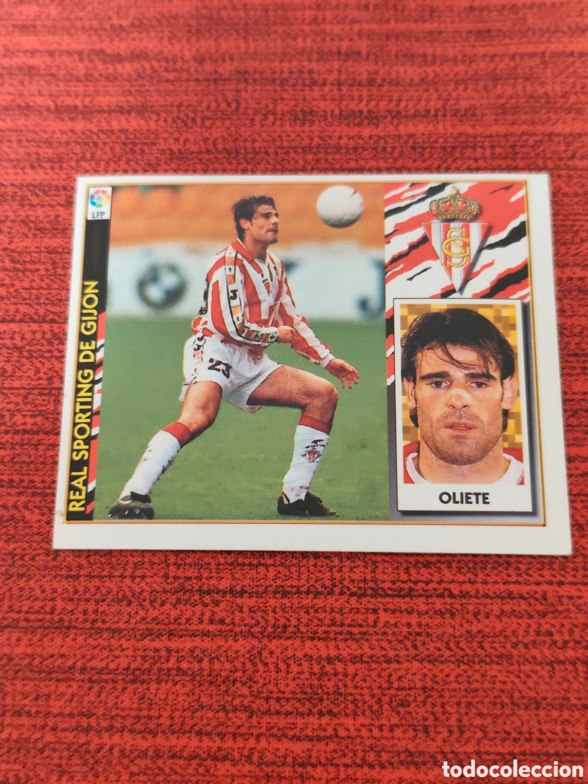 Cromos de F&uacute;tbol: BAJA OLIETE SPORTING GIJ&Oacute;N EDICIONES ESTE 1997 1998
