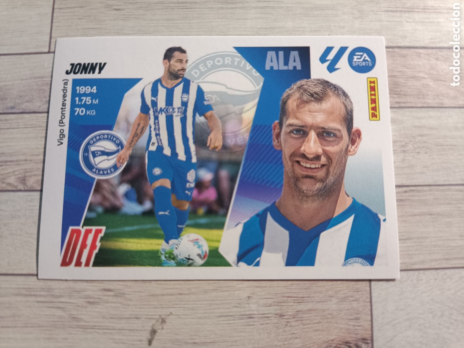 Cromos de F&uacute;tbol: 10 BIS COLOCA JONNY ALAVES LIGA ESTE 2025 2026 PANINI 25 26 SIN PEGAR