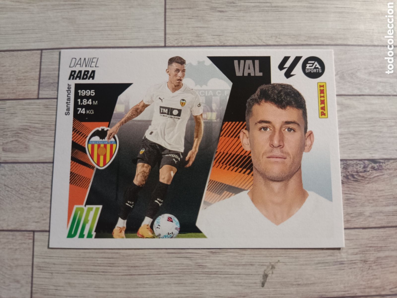 Cromos de F&uacute;tbol: 11 RABA VALENCIA ULTIMOS FICHAJES LIGA ESTE 2025 2026 PANINI 25 26 SIN PEGAR