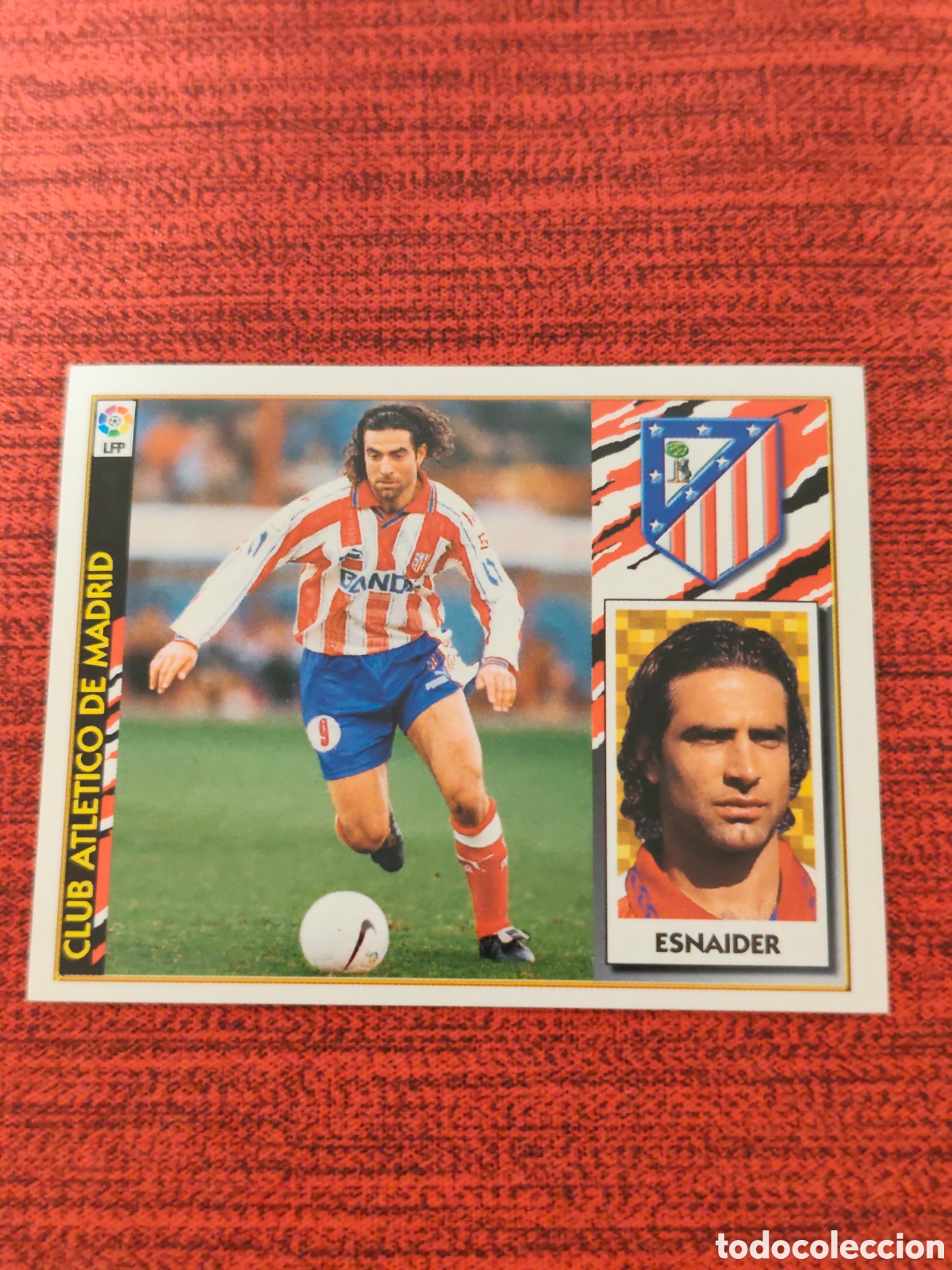 Cromos de F&uacute;tbol: BAJA ESNAIDER ATL&Eacute;TICO MADRID EDICIONES ESTE 1997 1998