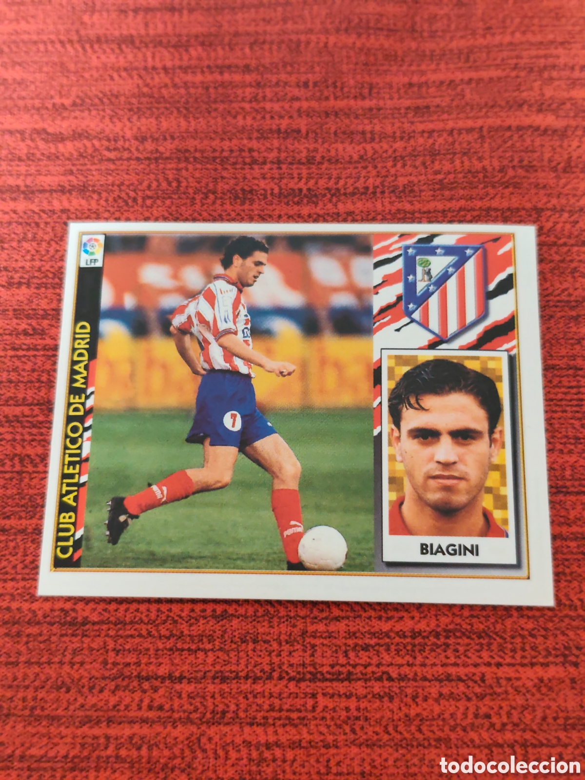 Cromos de F&uacute;tbol: BAJA BIAGINI ATL&Eacute;TICO MADRID EDICIONES ESTE 1997 1998