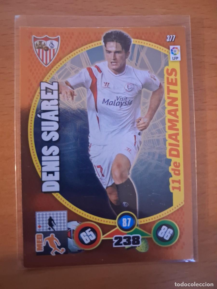 Cromos de F&uacute;tbol: Adrenalyn XL 2014 2015 14 15 11 de Diamantes Sevilla FC 377 Denis Suarez