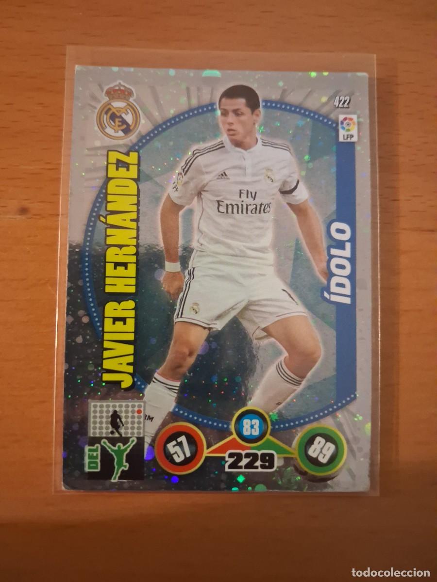 Cromos de F&uacute;tbol: Adrenalyn XL 2014 2015 14 15 Idolo Real Madrid CF 422 Javier Hernandez