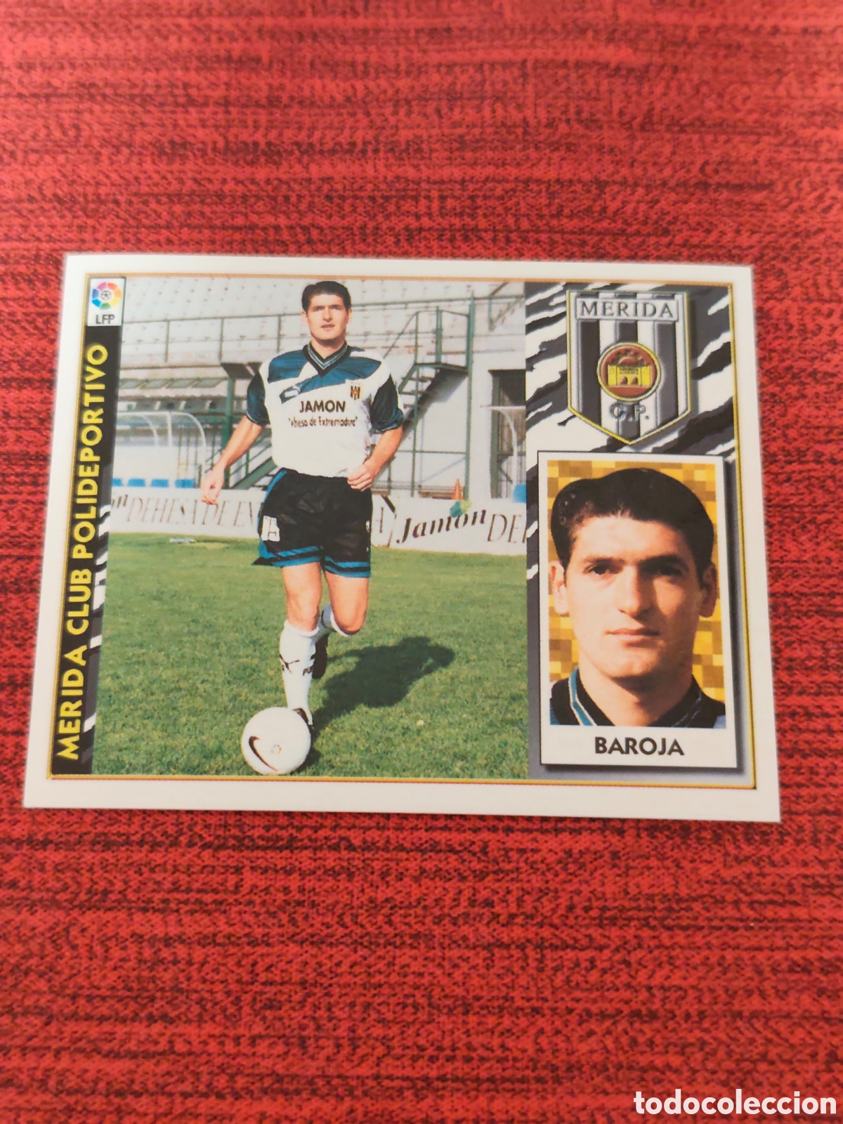 Cromos de F&uacute;tbol: BAJA BAROJA M&Eacute;RIDA EDICIONES ESTE 1997 1998