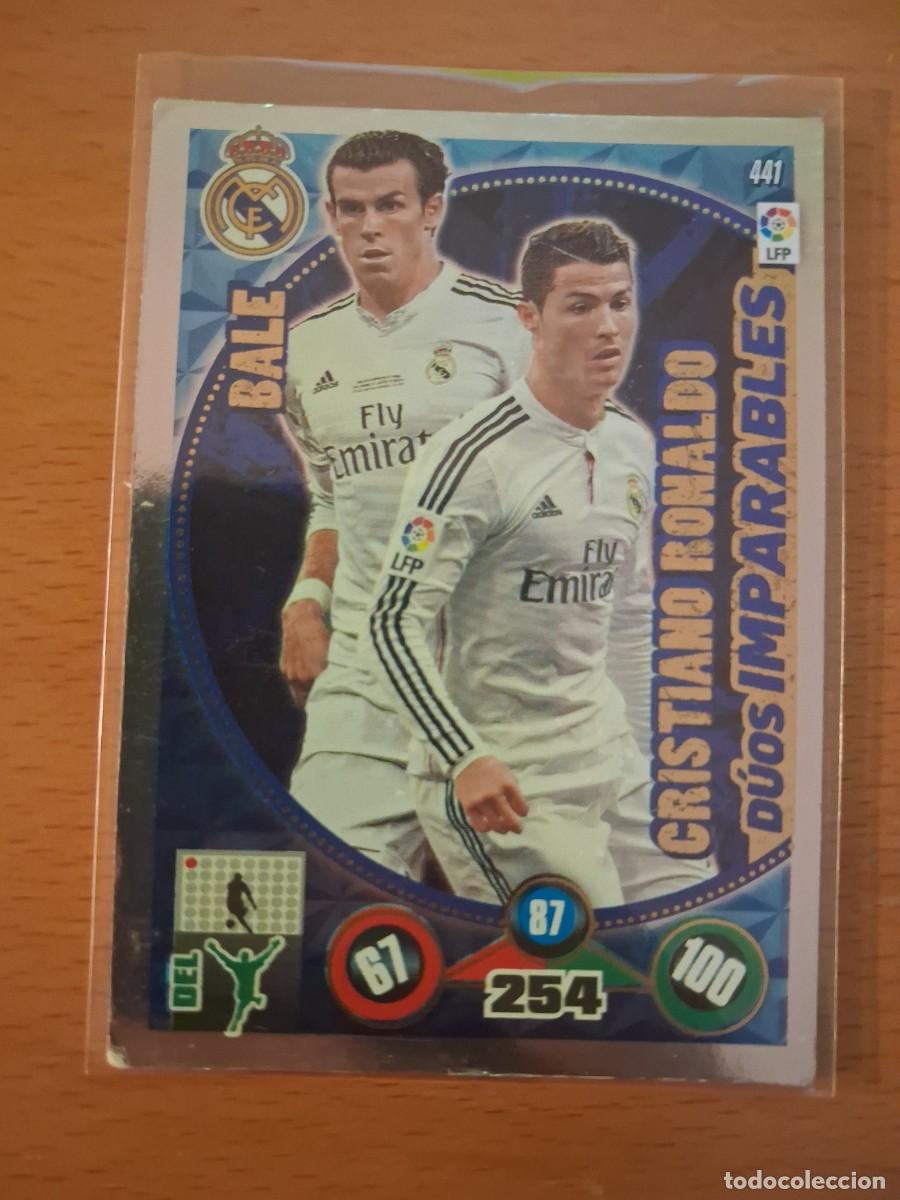 Cromos de F&uacute;tbol: Adrenalyn XL 2014 2015 14 15 Duos Imparables Real Madrid CF 441 Bale Cristiano Ronaldo