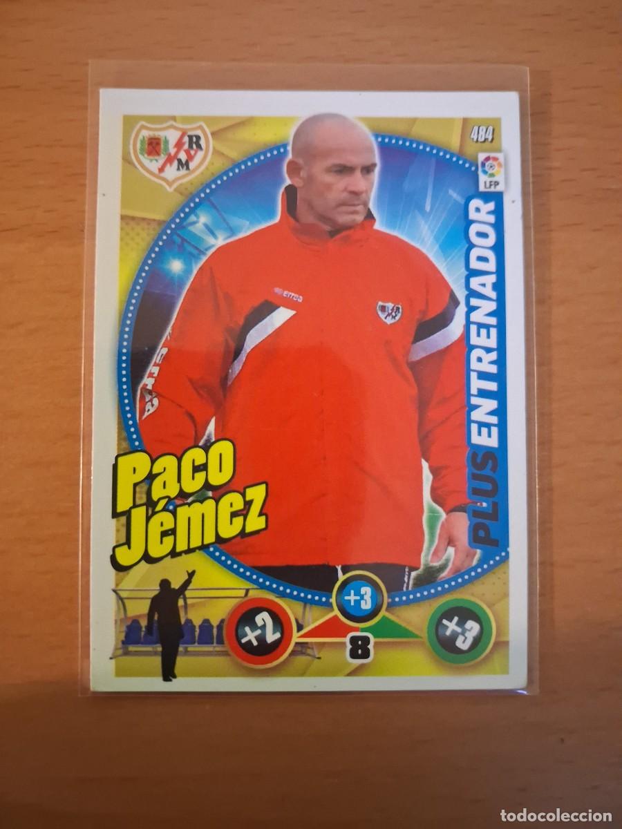 Cromos de F&uacute;tbol: Adrenalyn XL 2014 2015 14 15 Plus Entrenador Rayo Vallecano 484 Paco Jemez