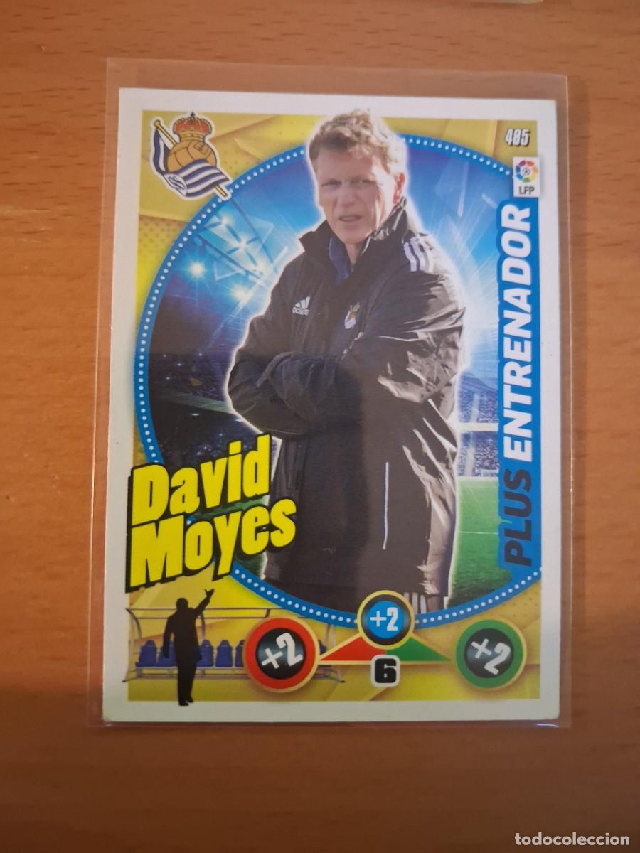 Cromos de F&uacute;tbol: Adrenalyn XL 2014 2015 14 15 Plus Entrenador Real Sociedad 485 David Moyes