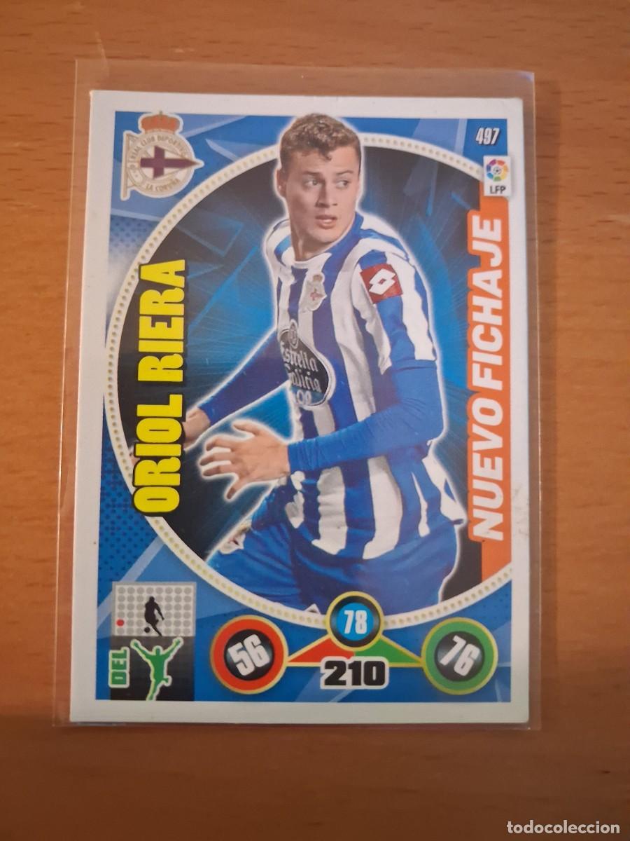 Cromos de F&uacute;tbol: Adrenalyn XL 2014 2015 14 15 Nuevo Fichaje RC Deportivo de la Coru&ntilde;a 497 Oriol Riera