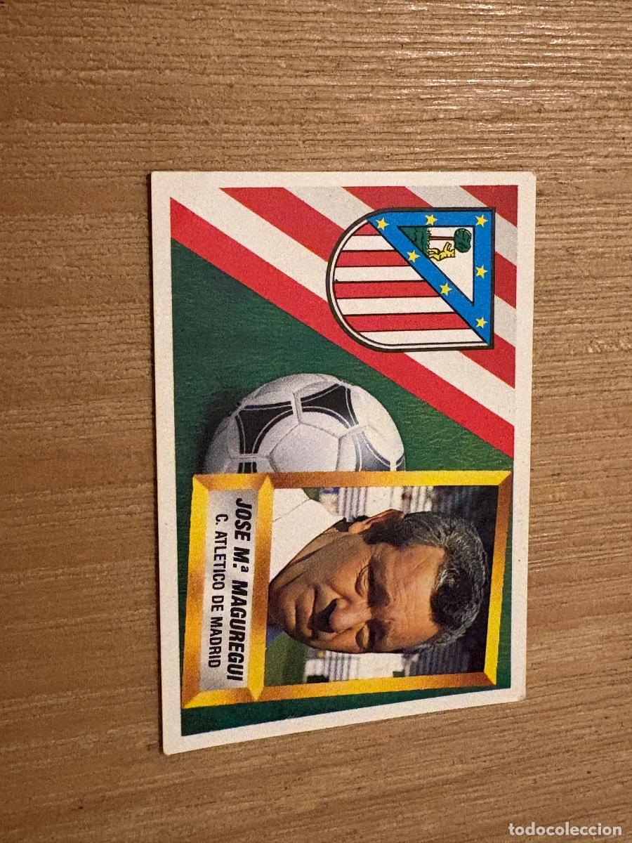 Cromos de F&uacute;tbol: 19. CROMO LIGA ESTE 88-89 1988-89 SIN PEGAR ENTRENADOR ATL&Eacute;TICO DE MADRID MAGUREGUI