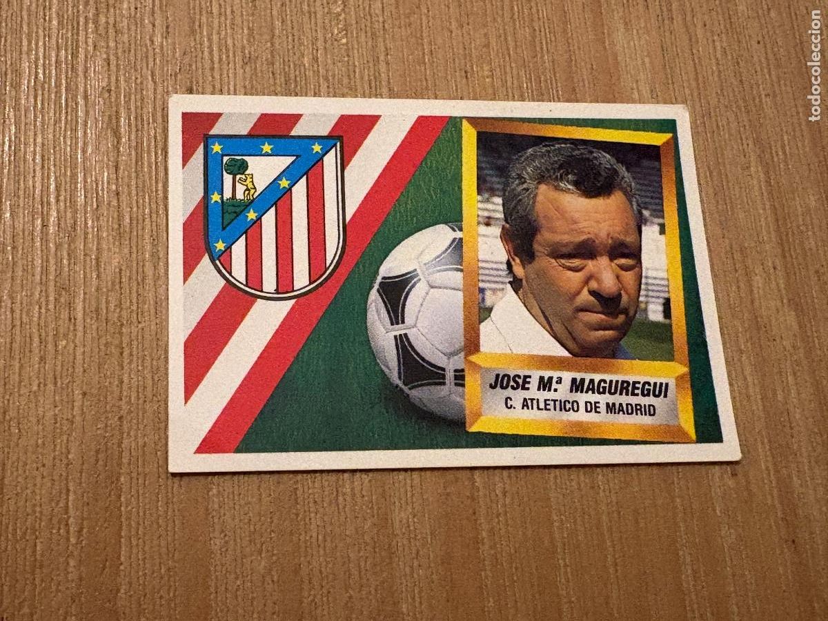 Cromos de Futebol: 19. CROMO LIGA ESTE 88-89 1988-89 SIN PEGAR ENTRENADOR ATL&Eacute;TICO DE MADRID MAGUREGUI