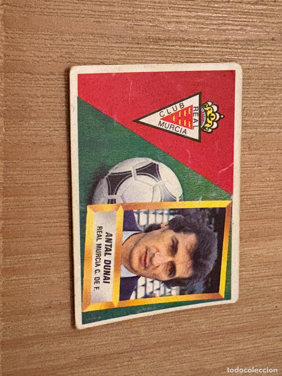 Cromos de F&uacute;tbol: 19. CROMO LIGA ESTE 88-89 1988-89 SIN PEGAR ENTRENADOR MURCIA ANTAL DUNAI
