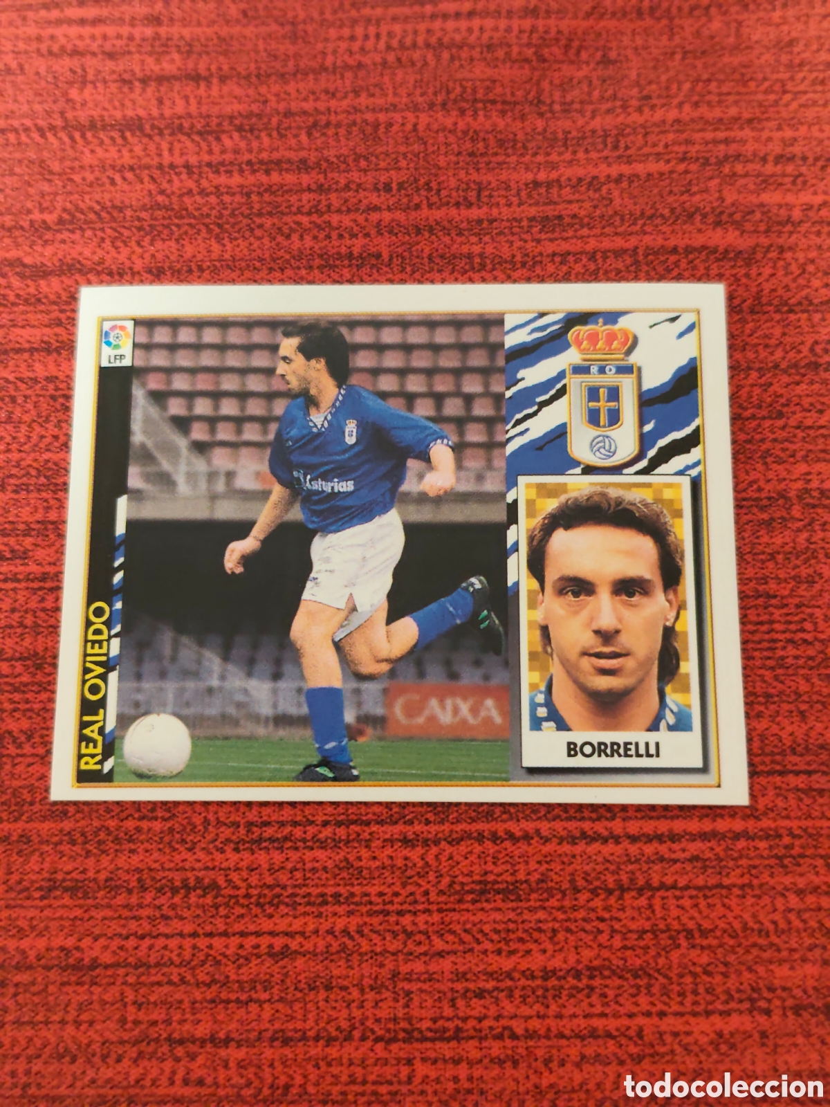 Cromos de F&uacute;tbol: BAJA BORRELLI REAL OVIEDO EDICIONES ESTE 1997 1998