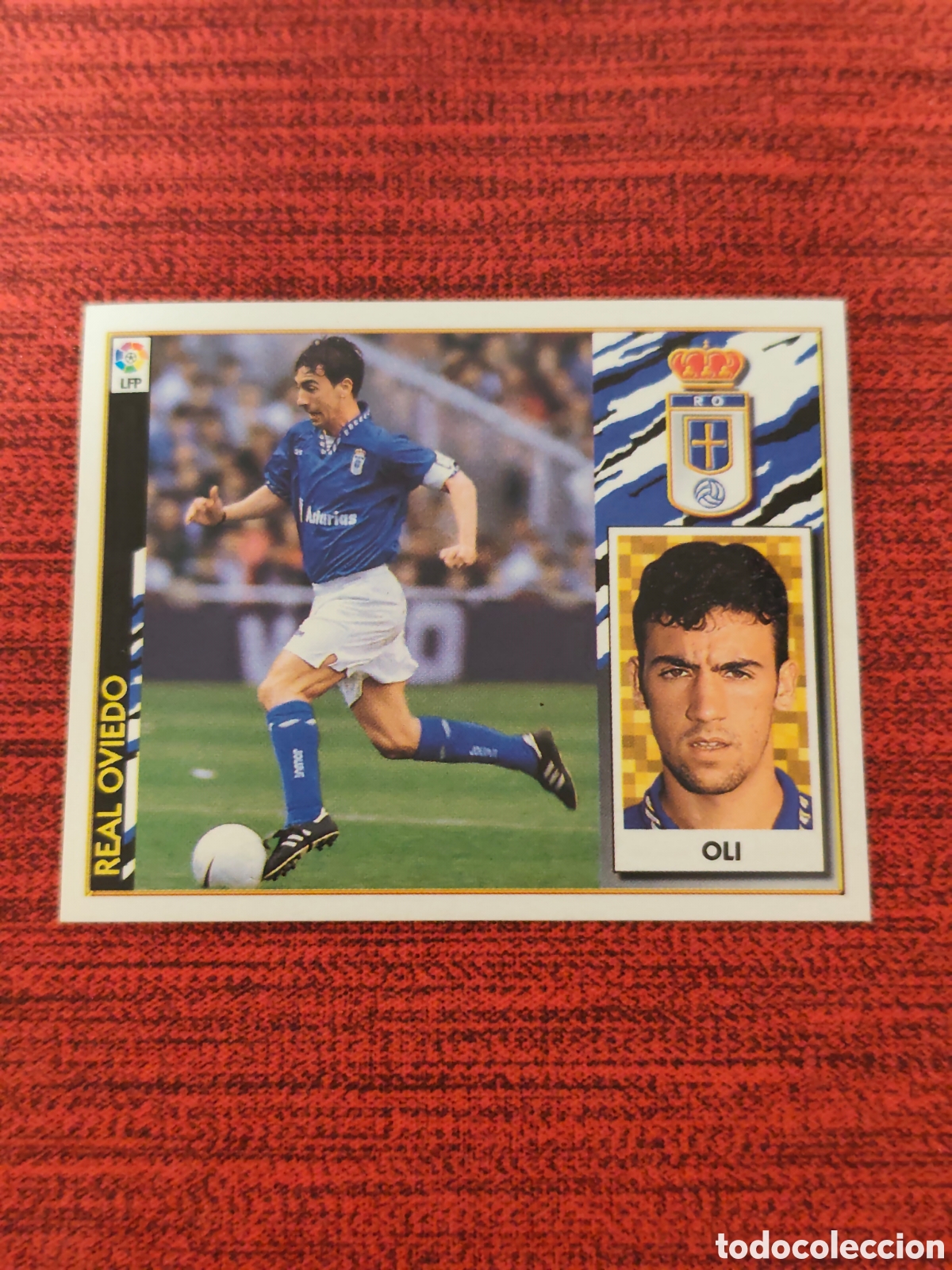 Cromos de F&uacute;tbol: BAJA OLI REAL OVIEDO EDICIONES ESTE 1997 1998
