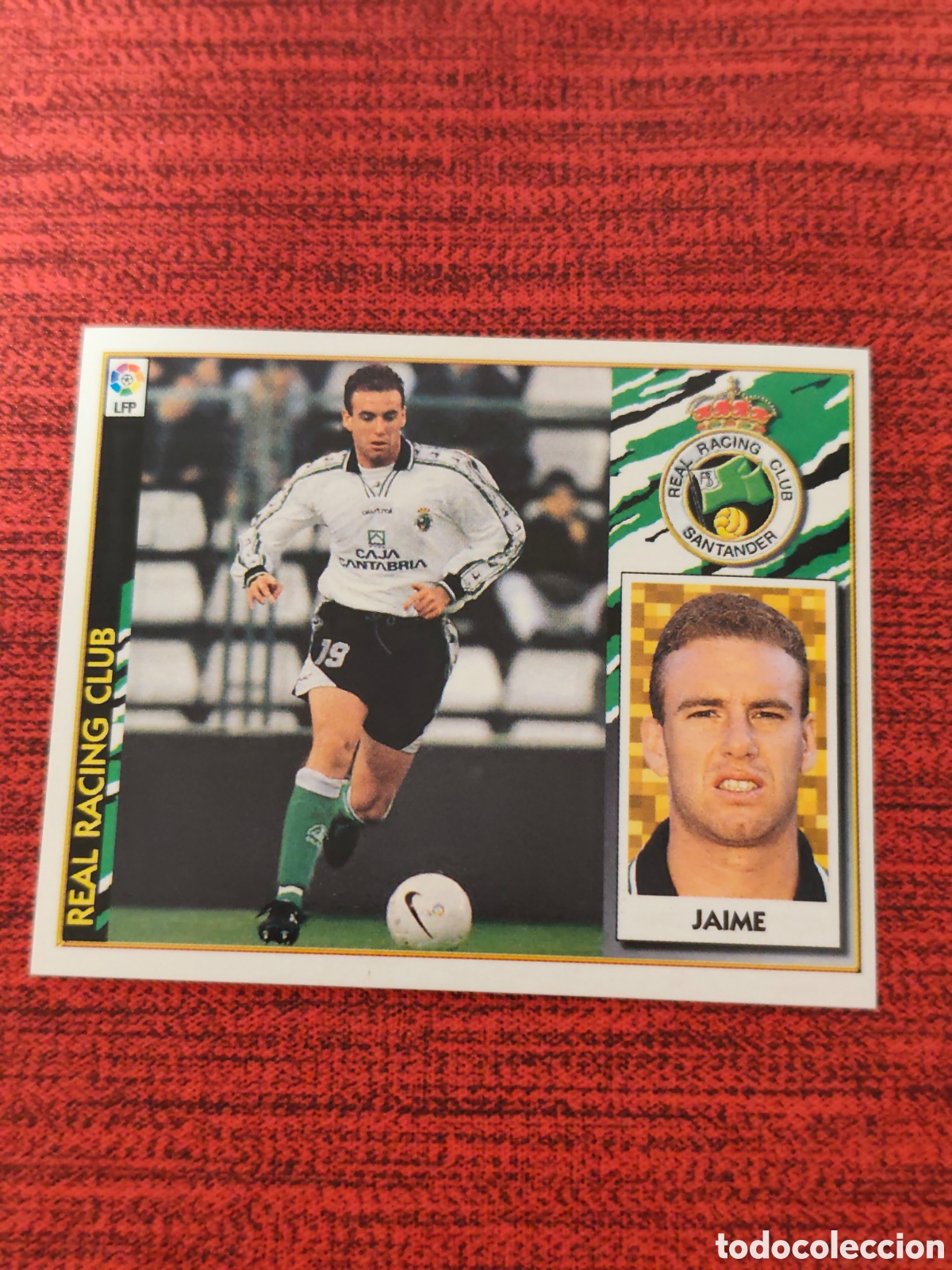 Cromos de F&uacute;tbol: BAJA JAIME RACING SANTANDER EDICIONES ESTE 1997 1998