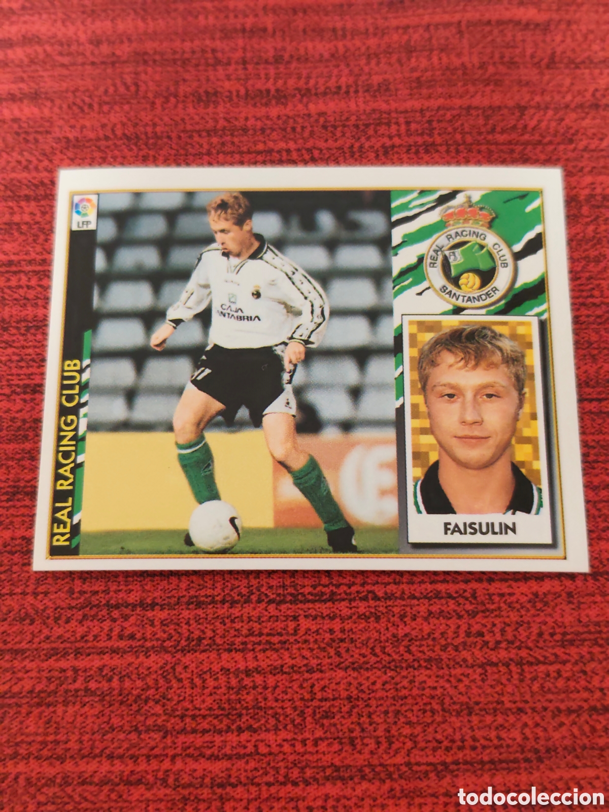 Cromos de F&uacute;tbol: BAJA FAISULIN RACING SANTANDER EDICIONES ESTE 1997 1998