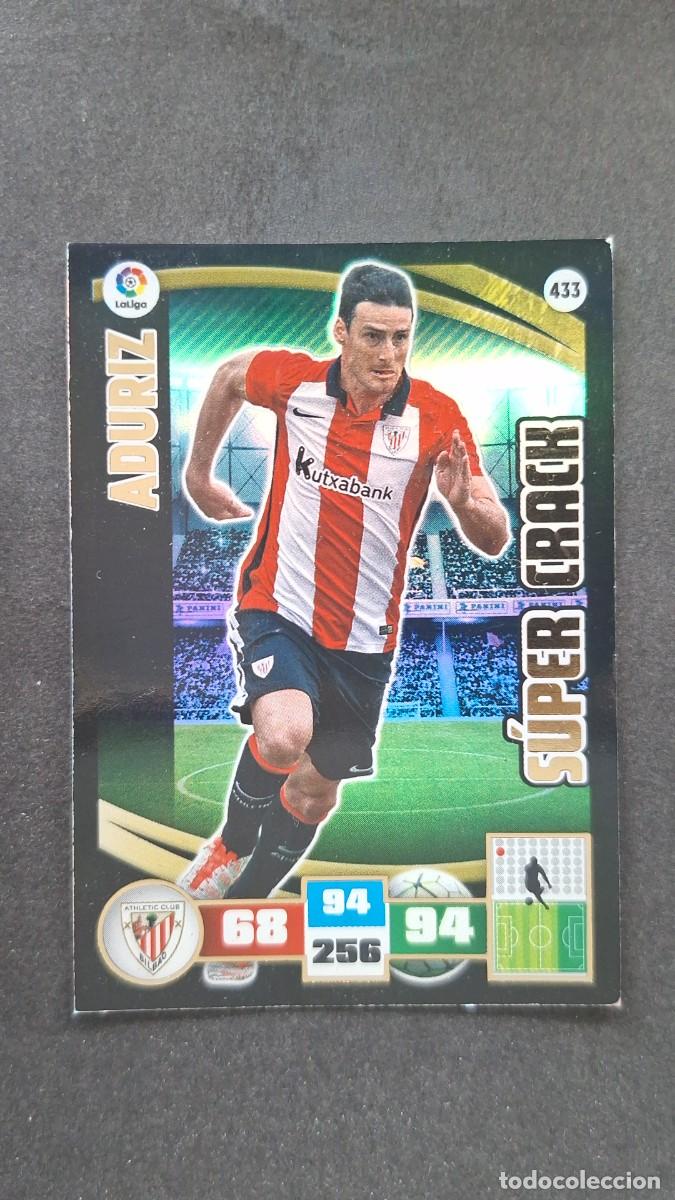 Fu&szlig;ball-Sticker: L1 ADURIZ ATHLETIC CLUB DE BILBAO 433 SUPER CRACK PANINI ADRENALYN XL LIGA 2015/2016 15 16