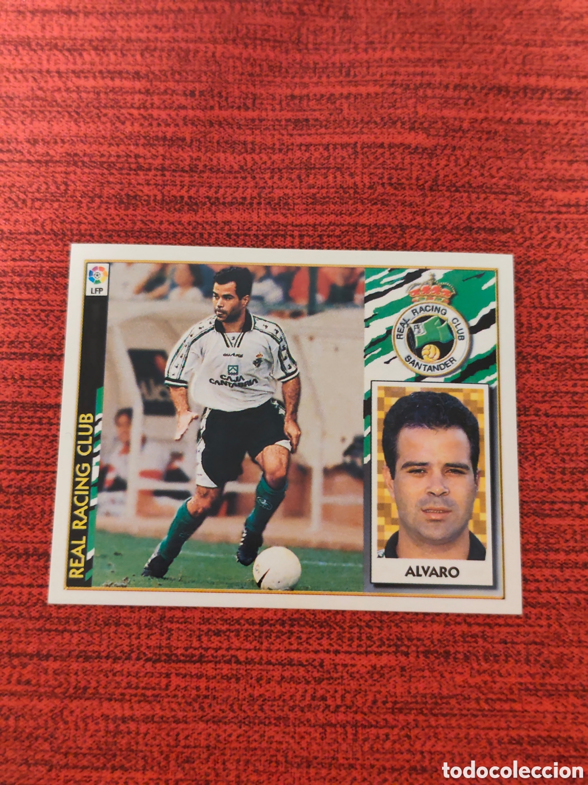 Football Stickers: BAJA &Aacute;LVARO RACING SANTANDER EDICIONES ESTE 1997 1998