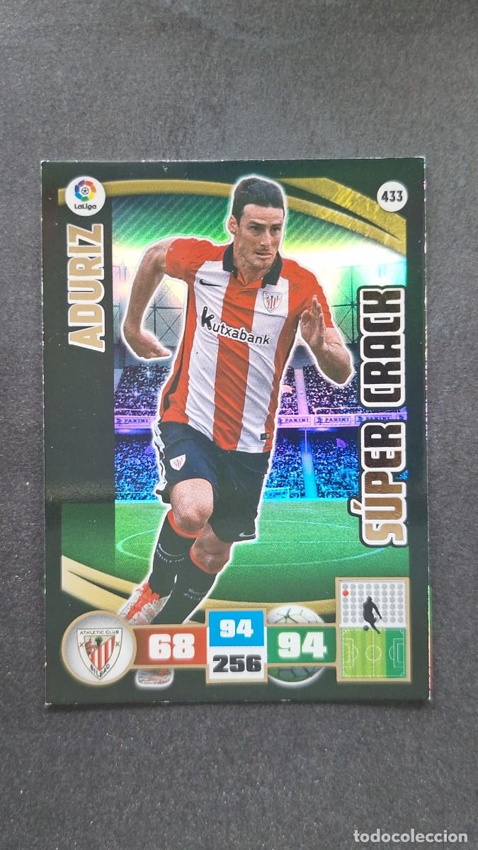 Cromos de F&uacute;tbol: L1 ADURIZ ATHLETIC CLUB DE BILBAO 433 SUPER CRACK PANINI ADRENALYN XL LIGA 2015/2016 15 16