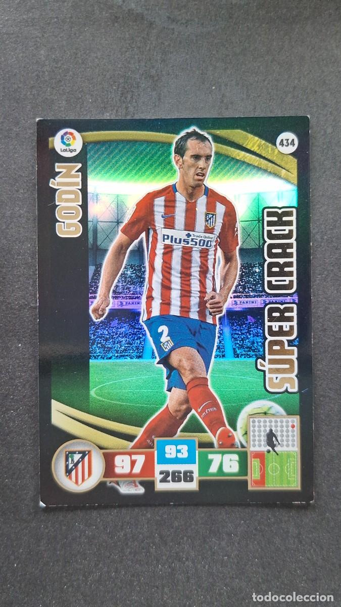 Cromos de F&uacute;tbol: L1 GODIN ATLETICO DE MADRID 434 SUPER CRACK PANINI ADRENALYN XL LIGA 2015/2016 15 16