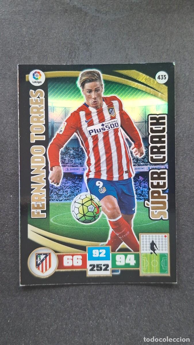 Cromos de F&uacute;tbol: L2 FERNANDO TORRES ATLETICO DE MADRID 435 SUPER CRACK PANINI ADRENALYN XL LIGA 2015/2016 15 16